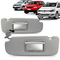 Par Quebra Sol Fox Spacefox 03 a 17 Cinza Canelado Espelho Iluminação