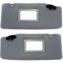 Par Quebra Sol Palio 96 2000 Cinza Claro Espelho Dois Lados Par Quebra Sol Palio 96 2000 Cinza Claro Espelho Dois Lados