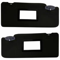 Par Quebra Sol Palio 96 98 99 2000 Preto Espelho Dois Lados