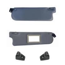 Par quebra sol + suporte vw gol gti/gts 1990 até 1994 cinza espelho11083110862g148 Par quebra sol + suporte vw gol gti/gts 1990 até 1994 cinza espelho11083110862g148