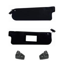 Par quebra sol + suporte vw gol gti/gts 1990 até 1994 preto porta documento11089110902g148 Par quebra sol + suporte vw gol gti/gts 1990 até 1994 preto porta documento11089110902g148