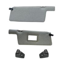 Par quebra sol + suporte vw santana 1984 até 1991 salpicado cinza espelho11069110722g148