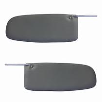 Par Quebra Sol Vw Fusca Até 1974 Cinza Motorista Passageiro Par Quebra Sol Vw Fusca Até 1974 Cinza Motorista Passageiro