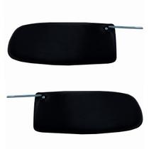 Par Quebra Sol Vw Fusca Até 1974 Preto Motorista Passageiro Par Quebra Sol Vw Fusca Até 1974 Preto Motorista Passageiro