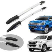 Par Rack de Teto Longarina Toyota Hilux Cabine Dupla 16 a 22