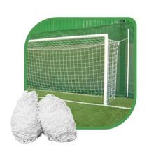 Par Rede De Futebol Society Matrix 5m Fio 4 Seda Reforçada Par Rede De Futebol Society Matrix 5m Fio 4 Seda Reforçada