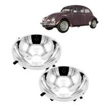Par refletor farol olho de boi vw fusca serie 1 1963 até 1972 Par refletor farol olho de boi vw fusca serie 1 1963 até 1972