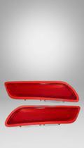 Par Refletor Lanterna Para-choque Vermelho
