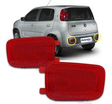 Par Refletor Lanterna Parachoque Traseiro Uno Vivace Way