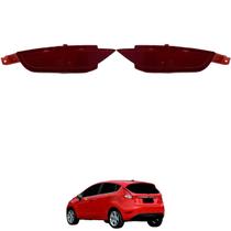 Par refletor olho de gato parachoque traseiro new fiesta 2014 2015 2016 2017 2018 2019