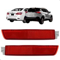 Par Refletor Olho De Gato Parachoque Traseiro Nissan Kicks Sentra Murano Par Refletor Olho De Gato Parachoque Traseiro Nissan Kicks Sentra Murano