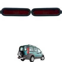 Par refletor olho gato traseiro doblo adventure 2010 2011 2012 2013 2014 2015 2016 2017 2019 2020 2021