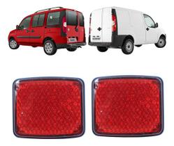 Par refletor parachoque traseiro doblo 2010 2011 2012 2013 2014 Par refletor parachoque traseiro doblo 2010 2011 2012 2013 2014