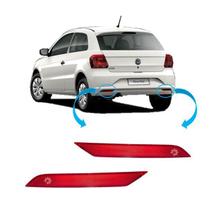 Par Refletor Parachoque Traseiro Gol 2017 2018 Original