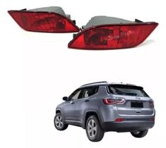 Par Refletor Parachoque Traseiro Jeep Compass 2017 2018 2019 2020 2021 2022 Original
