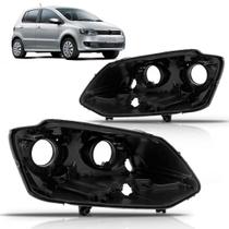 Par Reparo Carcaça Farol Dianteiro Fox 2010 A 2014 Duplo.