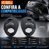 Par Reparo Lateral Capacete Fly F7 F8 Original Encaixe Par Reparo Lateral Capacete Fly F7 F8 Original Encaixe