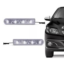 Par Retro Light Auxiliar Luz de Seta AutoPoli Led Branco 12v Ap794 Flexível para Retrovisor de Carro com Fita Dupla Face Automotivo