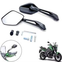 Par Retrovisor Bajaj Dominar 400 Rosca Universal Haste Alumínio Titan 160 Fazer