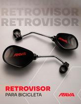 Par Retrovisor Bike Elétrica E-Bike Bicicleta Urbana Rava Cor:Preto Par Retrovisor Bike Elétrica E-Bike Bicicleta Urbana Rava Cor:Preto