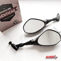Par Retrovisor BMW G 650 GS F800 GS Pino Conico Rotativo Universal Compatível Ao Original.