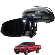 Par Retrovisor Cromado Hilux 2016 A 2021
