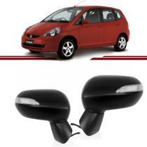 Par Retrovisor Elétrico C/ Pisca Honda Fit 2004 2007 2008