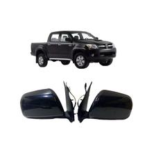 Par retrovisor eletrico hilux 2005 a 2011 preto