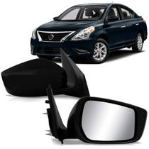 Par Retrovisor Elétrico Versa 2016 A 2019 C/ Capa Preta Par Retrovisor Elétrico Versa 2016 A 2019 C/ Capa Preta