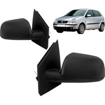 Par Retrovisor Externo Compativel Polo Hatch Sedan 02/07 com Controle Le + Ld Par Retrovisor Externo Compativel Polo Hatch Sedan 02/07 com Controle Le + Ld