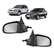 Par Retrovisor Externo Corsa 94... 2/4P Controle Manual Lado Esquerdo Direito