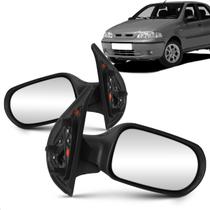 Par Retrovisor Externo Espelho Lateral Palio G2 Fire 2001 A 2003 2 Portas Fixo Retrovex