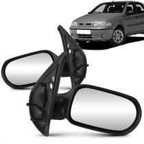 Par Retrovisor Externo Espelho Lateral Palio G2 Fire 2001 A 2003 4 Portas Fixo Retrovex