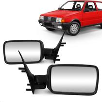 Par Retrovisor Externo Espelho Lateral Uno 1988 A 1995 Fixo Retrovex