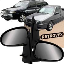 Par Retrovisor Externo Gol Parati Bola 95/99 Saveiro Bola 97/99 sem Controle Le + Ld 4 P Par Retrovisor Externo Gol Parati Bola 95/99 Saveiro Bola 97/99 sem Controle Le + Ld 4 P