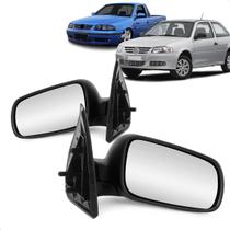 Par Retrovisor Externo Gol Saveiro G3 G4 1999 a 2014 2 Portas Fixo
