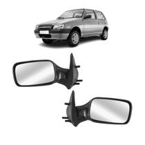 Par Retrovisor Externo Uno Fire 01... 2P Fixo Lado Esquerdo Direito