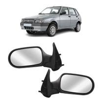 Par Retrovisor Externo Uno Fire Flex 06... 4P Fixo Lado Esquerdo Direito