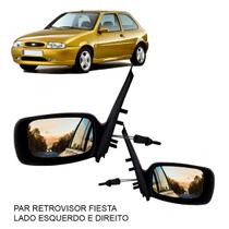 Par retrovisor fiesta 96/01 2/4 pts com controle - RETROVEX