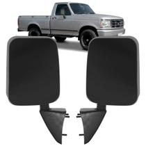 Par Retrovisor Ford F1000 Bojo Grande 1997 98 99 Preto