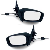 Par Retrovisor Ford Fiesta 1996 Até 2001 Com Controle 2/4pts