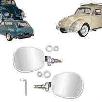 Par Retrovisor Fusca 59 A 96 Cromado Metal