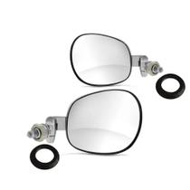 Par Retrovisor Fusca 69 Ao Ano 78 Cromado Aço Inox Convexo