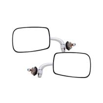 Par Retrovisor Fusca Mexicano 59 A 96 Cromado Aço Inox