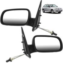 PAR Retrovisor Gol 4 Portas 1999 2000 2001 02 03 04 05 06 07 08 Com Controle