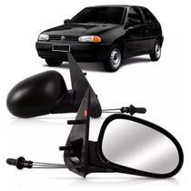 Par Retrovisor Gol G2 Bola 95 96 97 98 99 Preto 2p C/ Controle