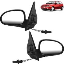 PAR Retrovisor Gol Parati G2 1995 1996 1997 1998 1999 com Controle 2 Portas