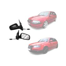 Par Retrovisor Gol Parati Saveiro G3 G4 4 Portas Com Controle 1999 A 2014 Par Retrovisor Gol Parati Saveiro G3 G4 4 Portas Com Controle 1999 A 2014