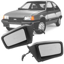 Par Retrovisor Kadett Ipanema 89 90 91 92 93 94 95 96 97 98 com Controle interno de regulagem manual completo