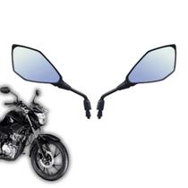 Par Retrovisor Modelo Kawasaki Z400 P/ Honda Titan Twister